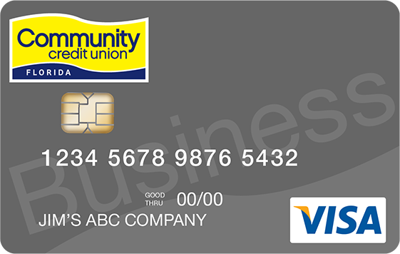 CCU business credit card image | Community Credit Union FL